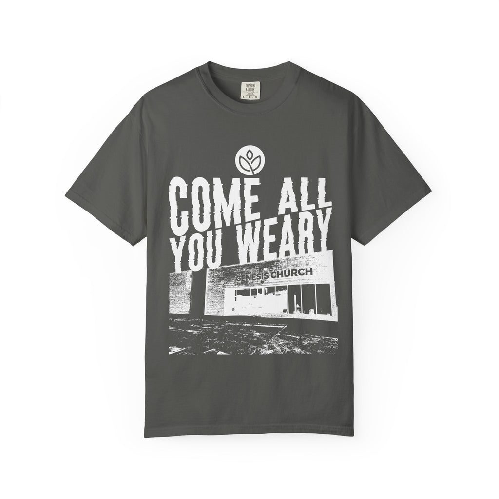 GC Come All You Weary (Front Only) |  Unisex Garment-Dyed Tee