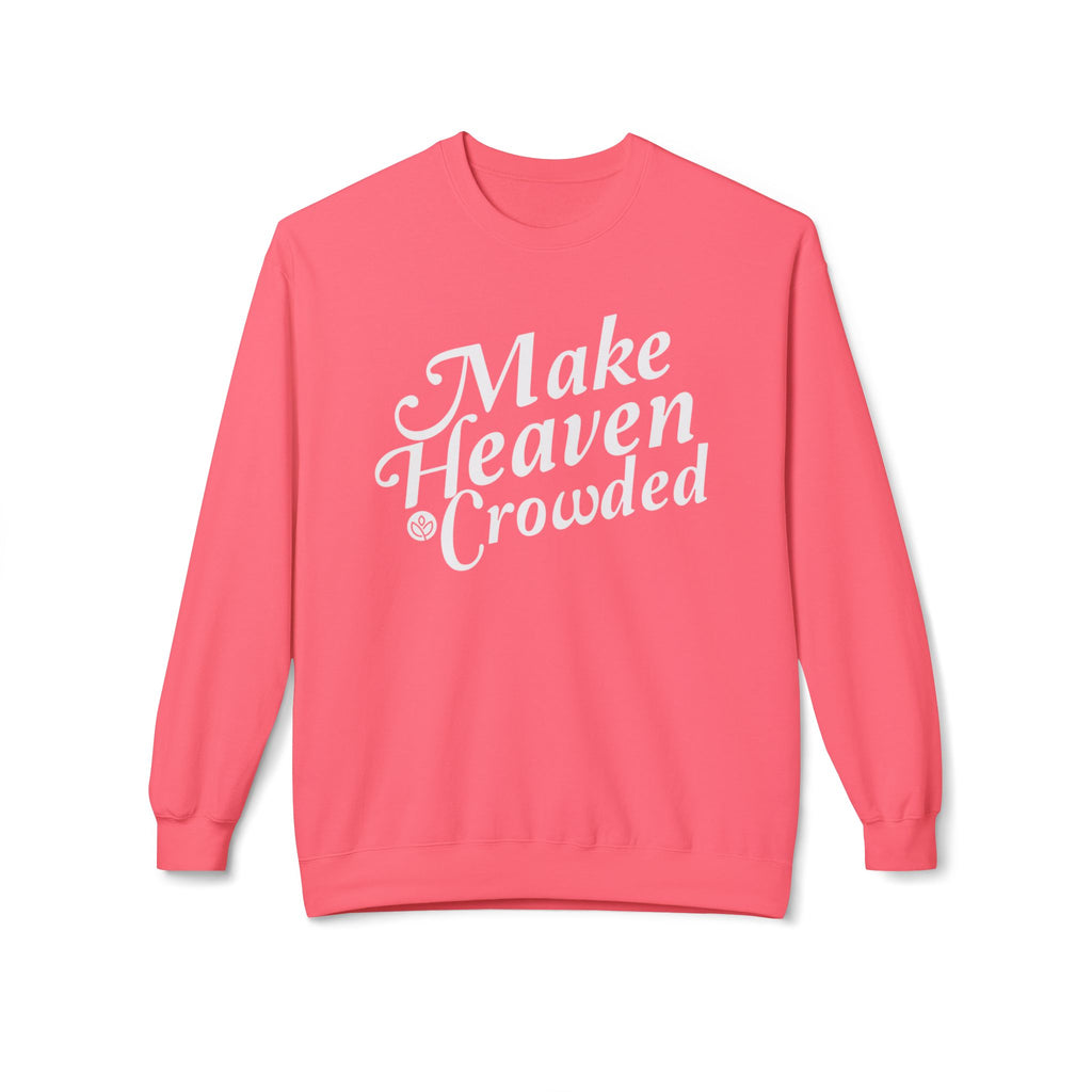 Make Heaven Crowded GC l Unisex Fleece Crewneck Sweatshirt