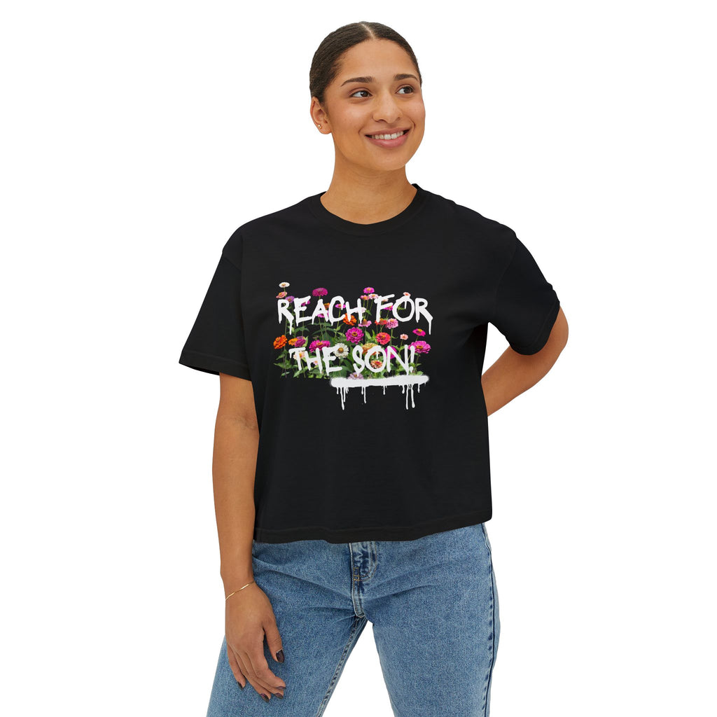 Reach For The Son | Woman's Boxy Tee