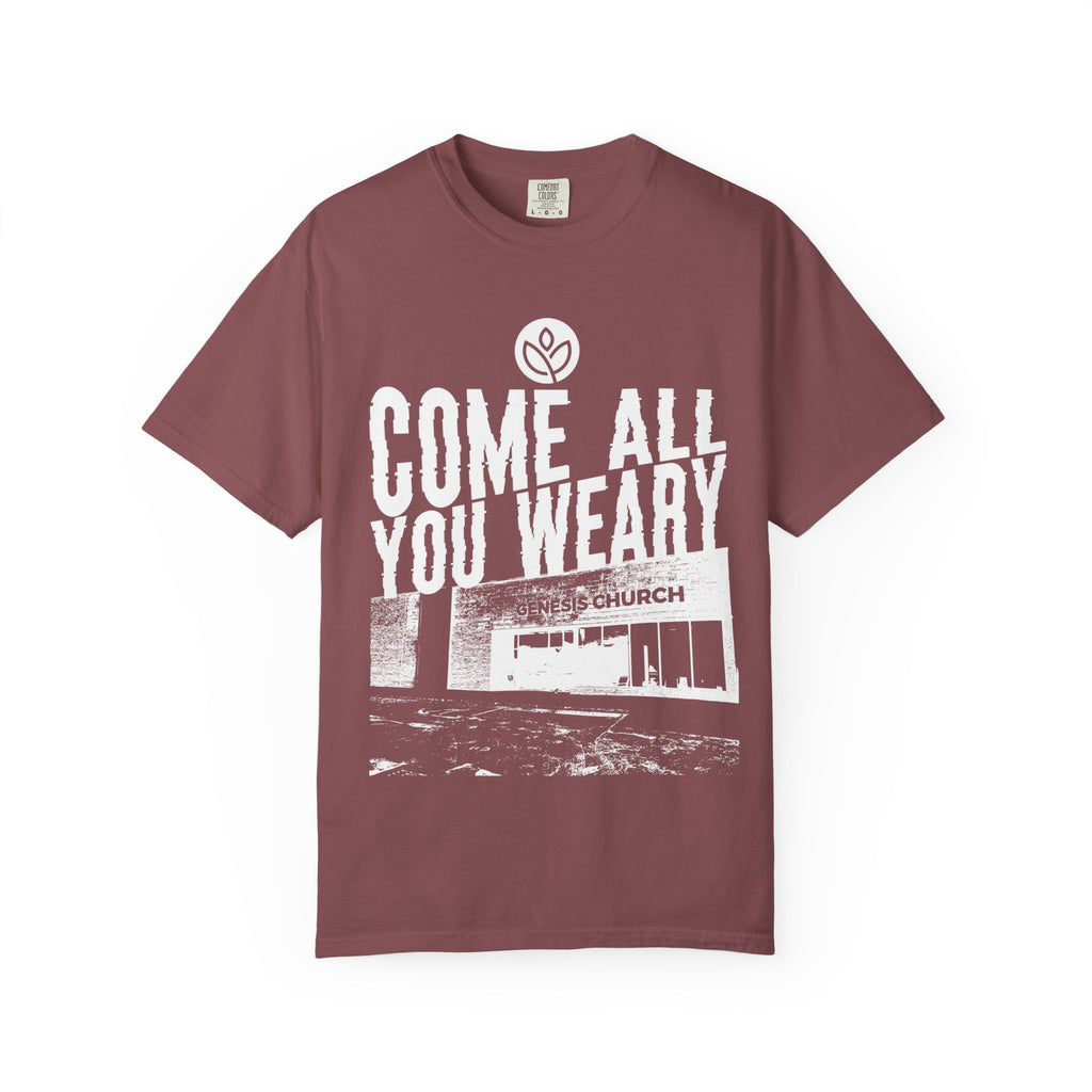 GC Come All You Weary (Front Only) |  Unisex Garment-Dyed Tee