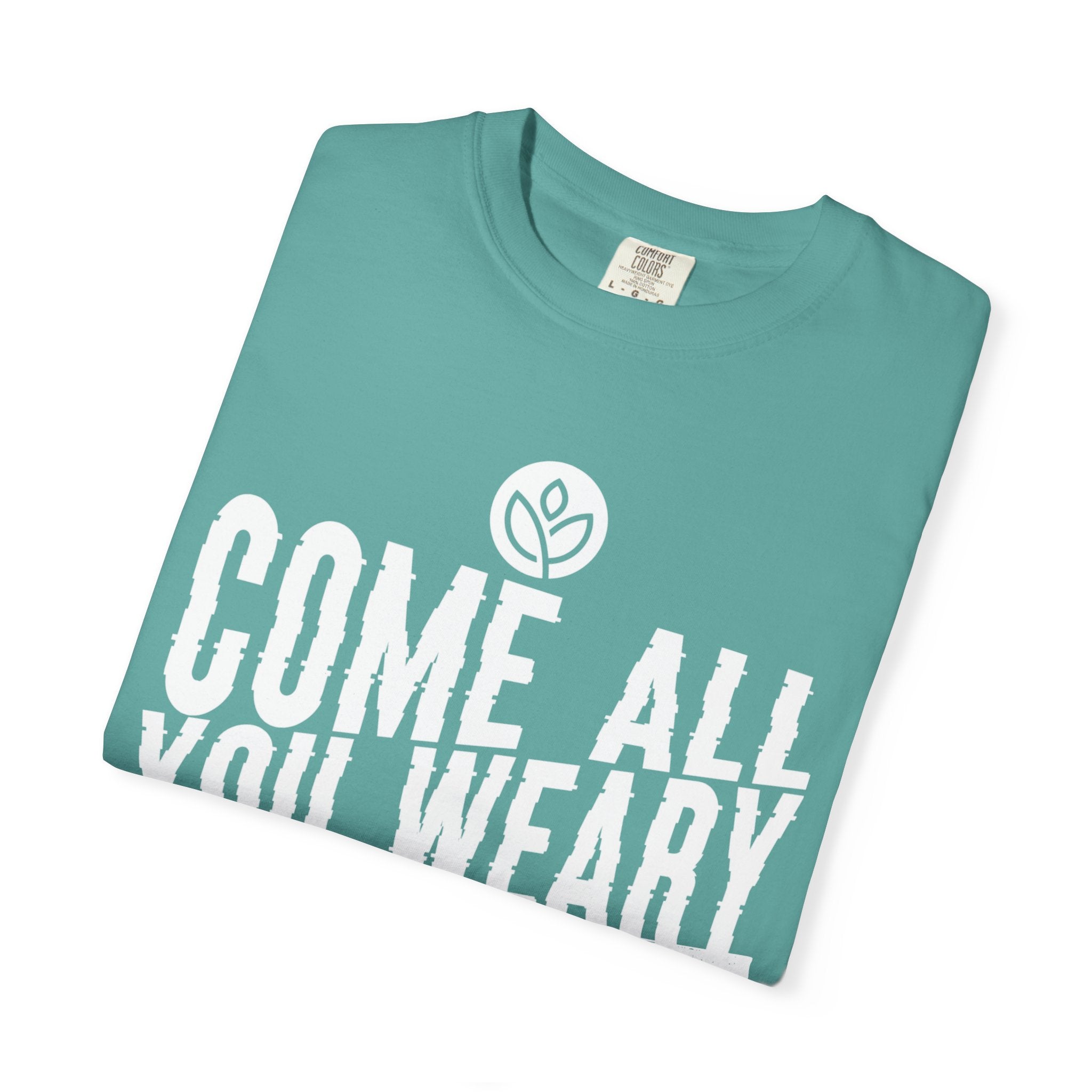 GC Come All You Weary (Front Only) |  Unisex Garment-Dyed Tee