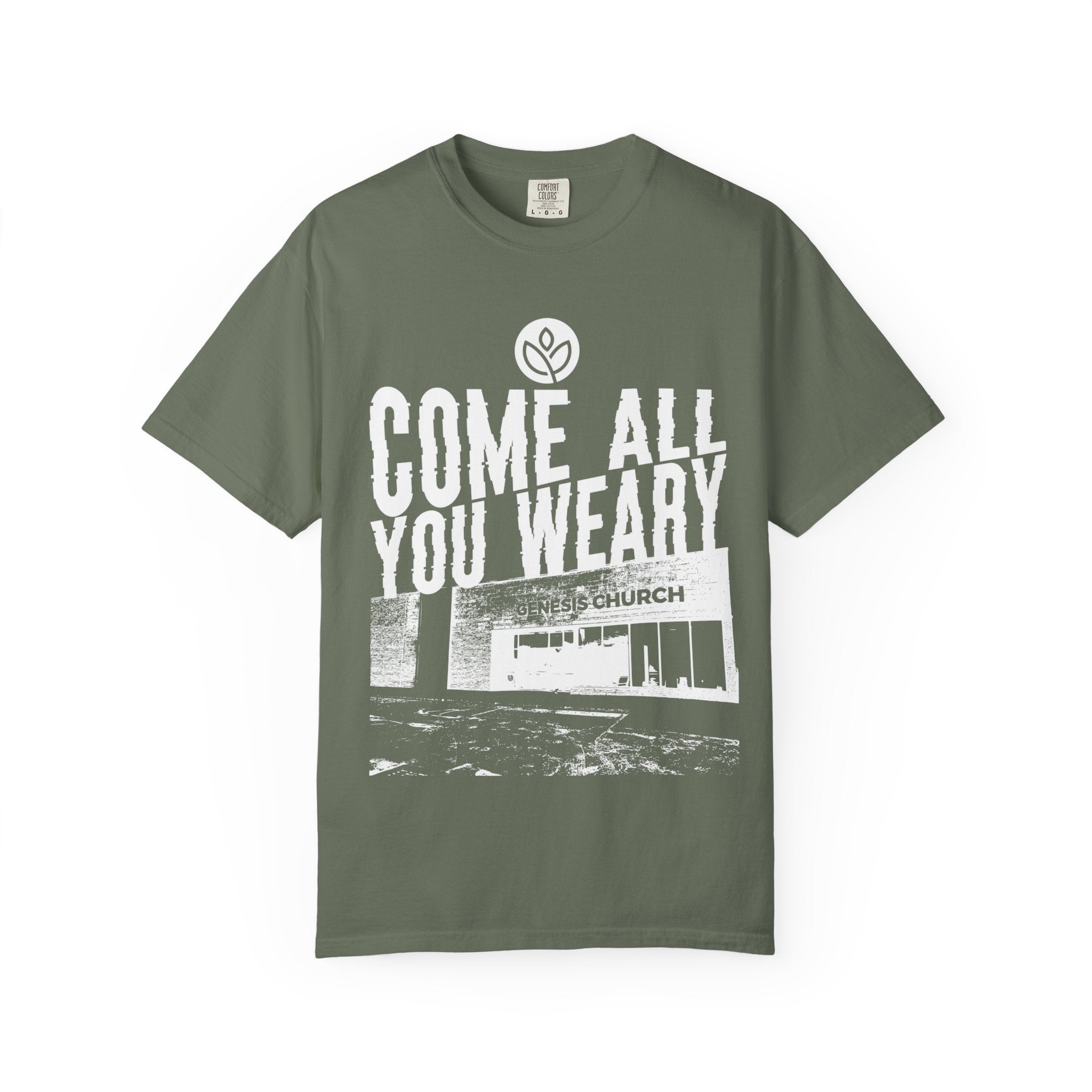 GC Come All You Weary (Front Only) |  Unisex Garment-Dyed Tee