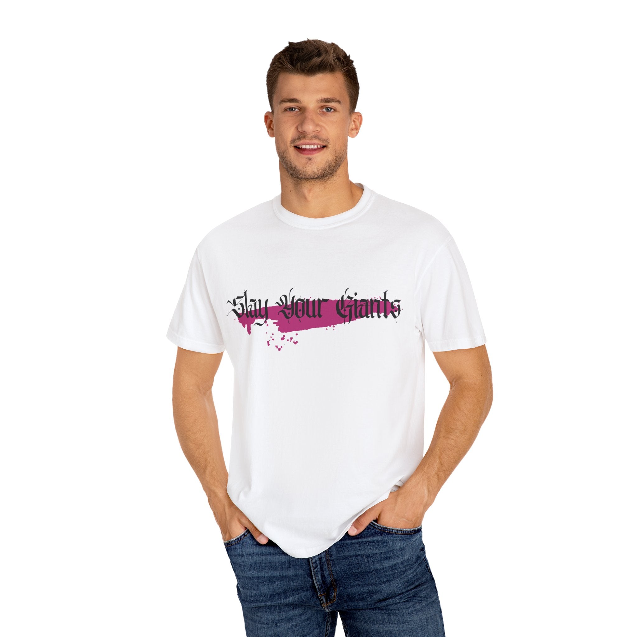 Slay Your Giants |  Unisex Garment-Dyed Tee