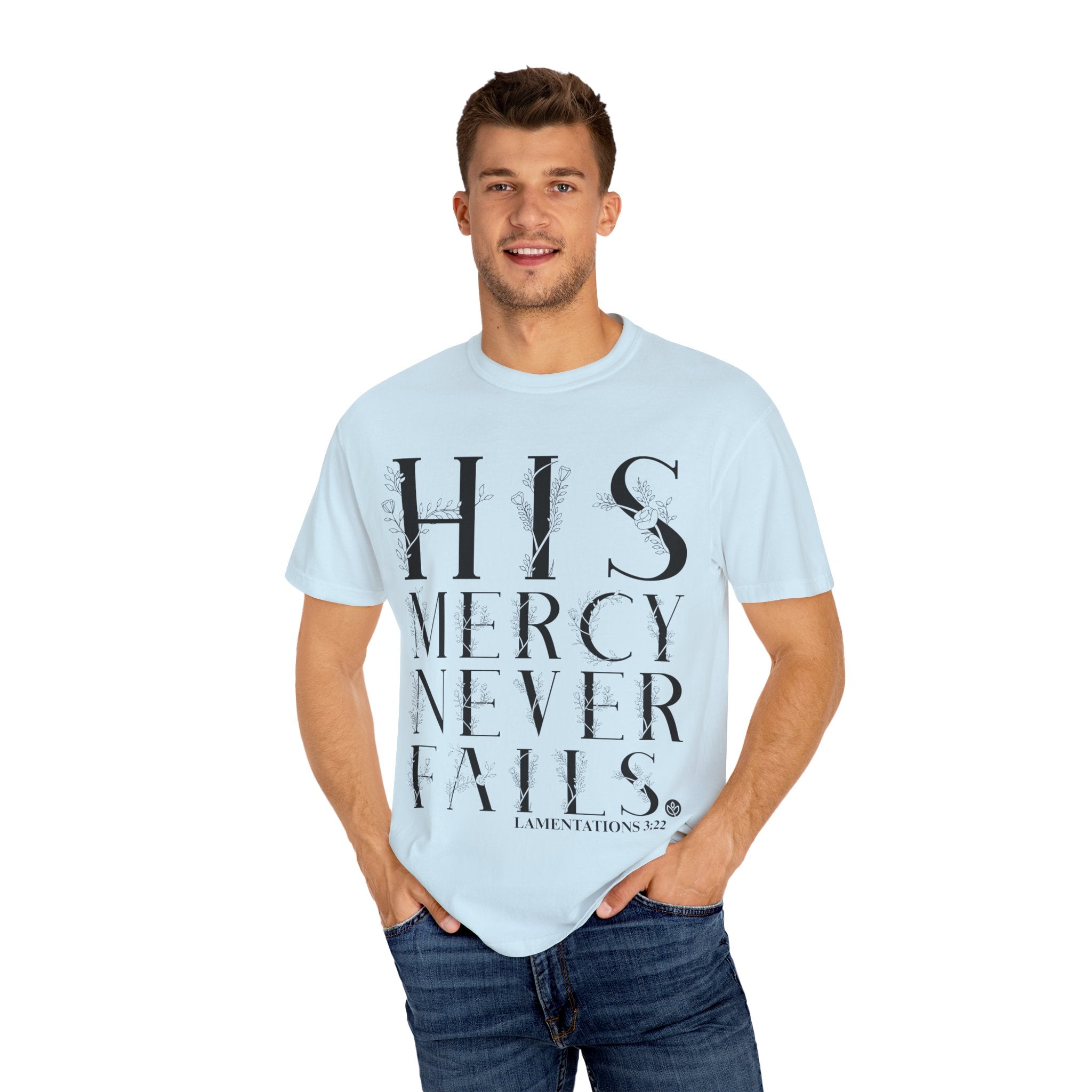 His Mercy GC |  Unisex Garment-Dyed Tee