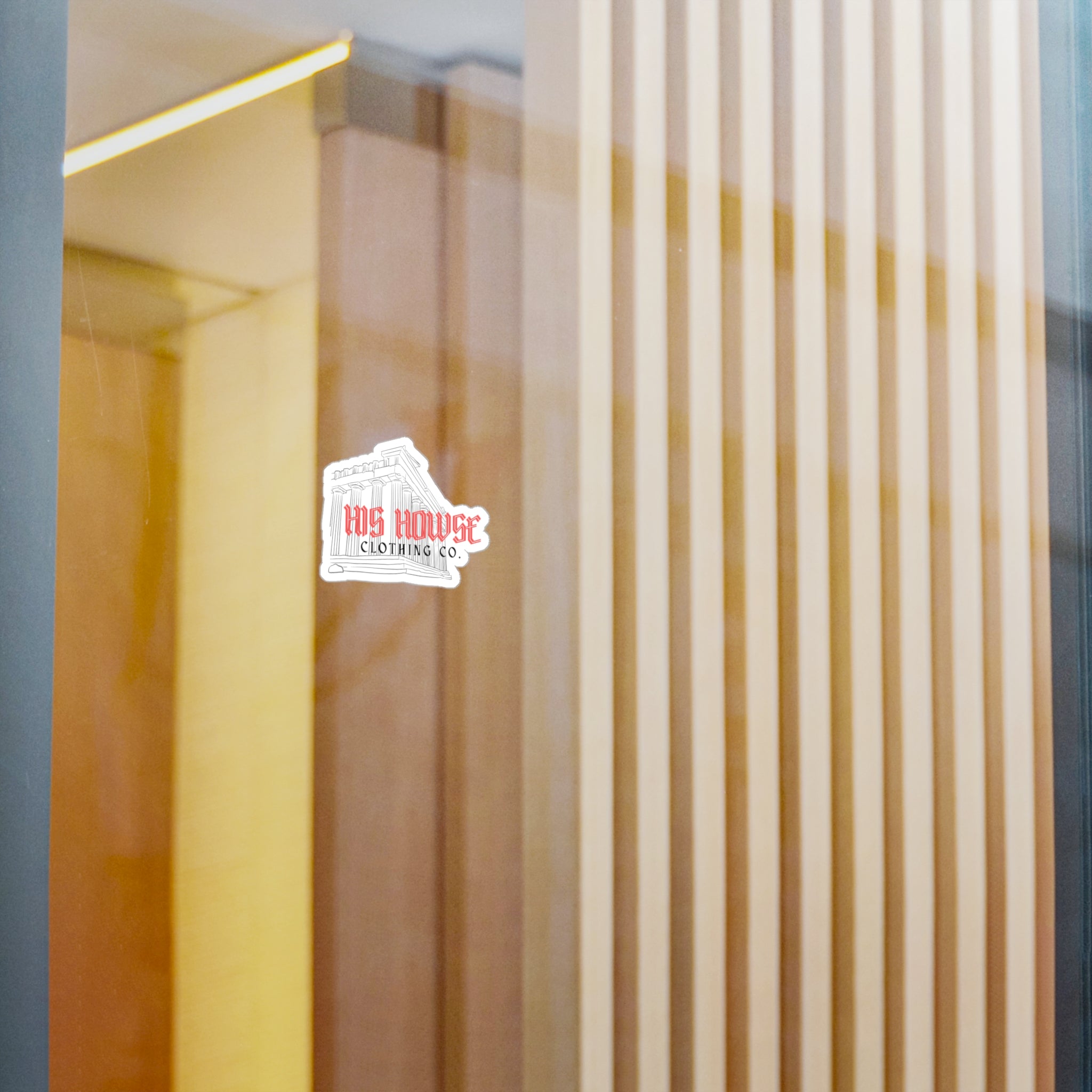 His Howse | Vinyl Sticker