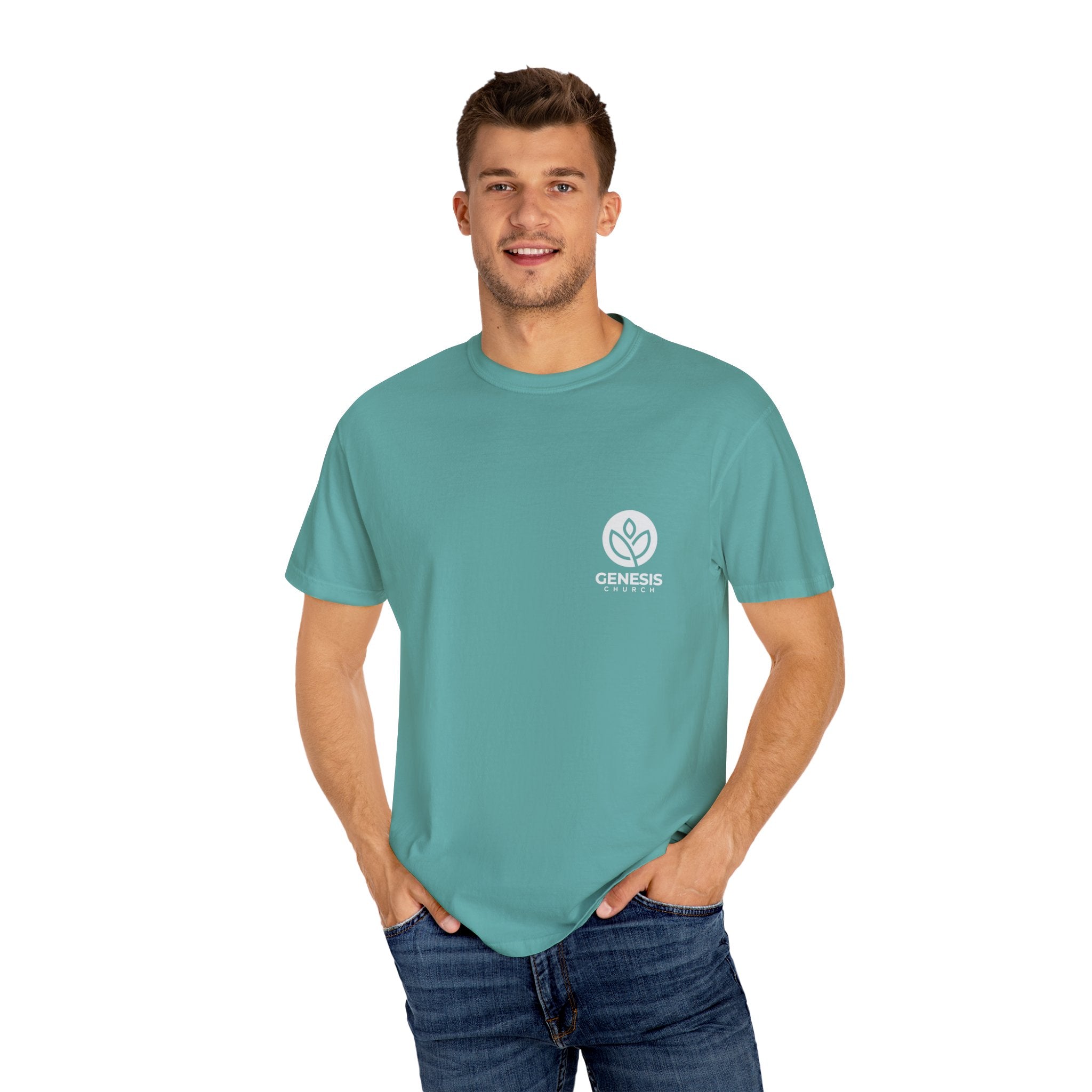 GC Come All You Weary (Front and Back) |  Unisex Garment-Dyed Tee