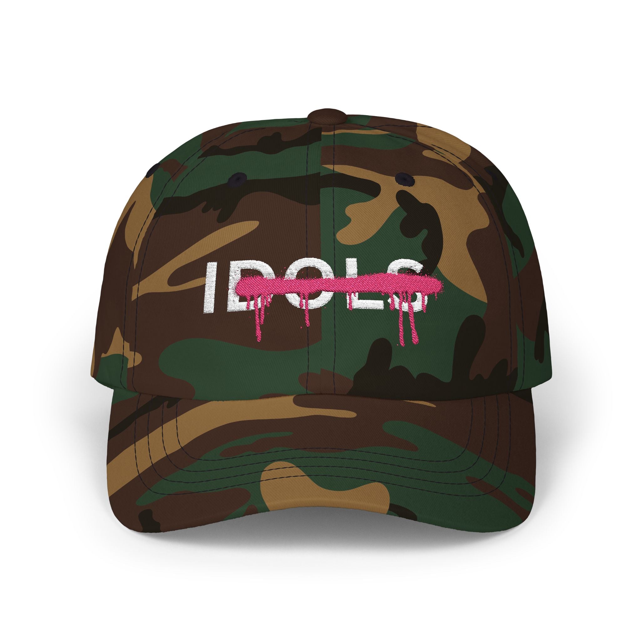 Destroy Your Idols  | Camo Dad Cap