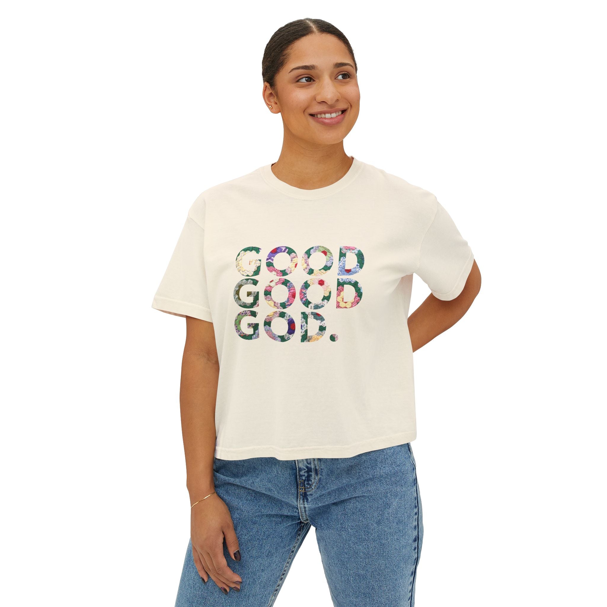 Good Good God | Woman's Boxy Tee