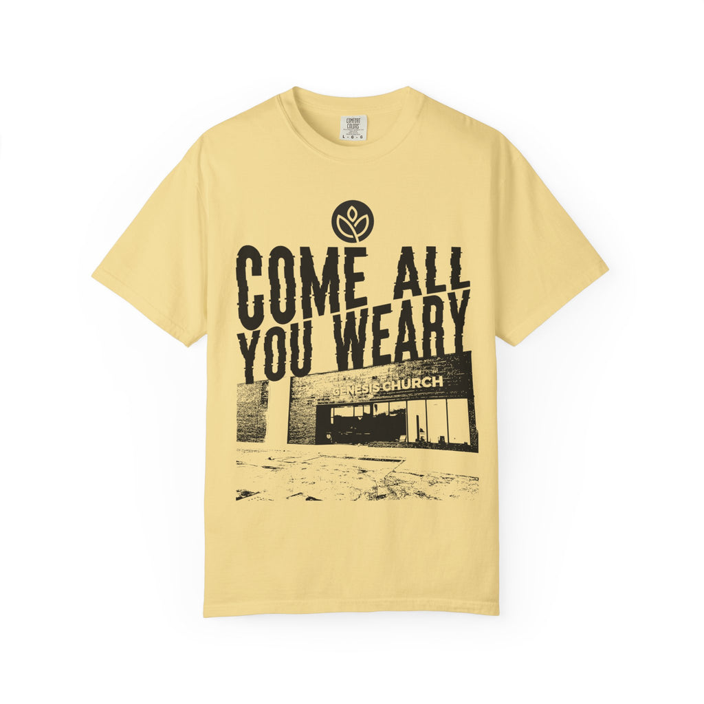 GC Come All You Weary (Front Only) |  Unisex Garment-Dyed Tee