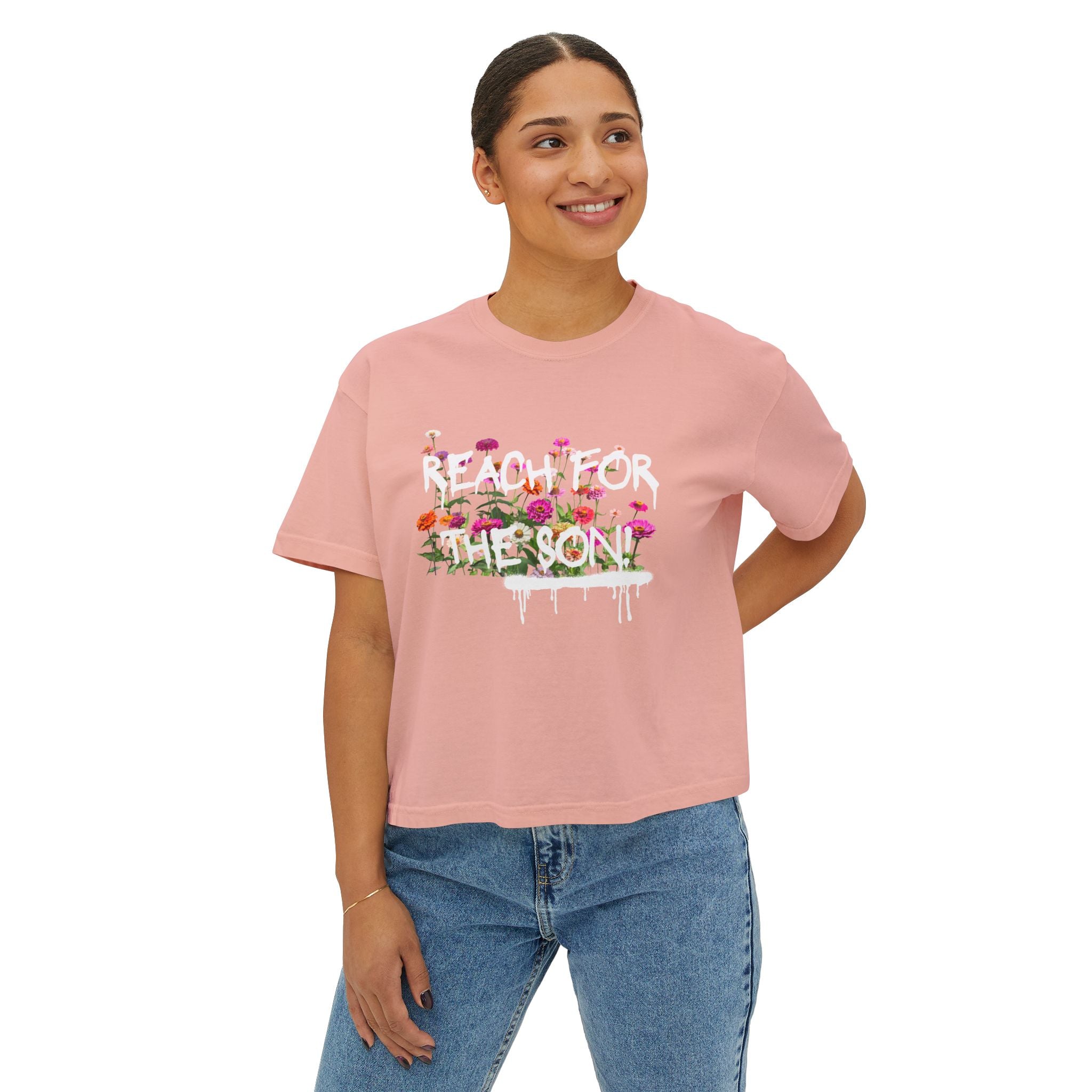 Reach For The Son | Woman's Boxy Tee