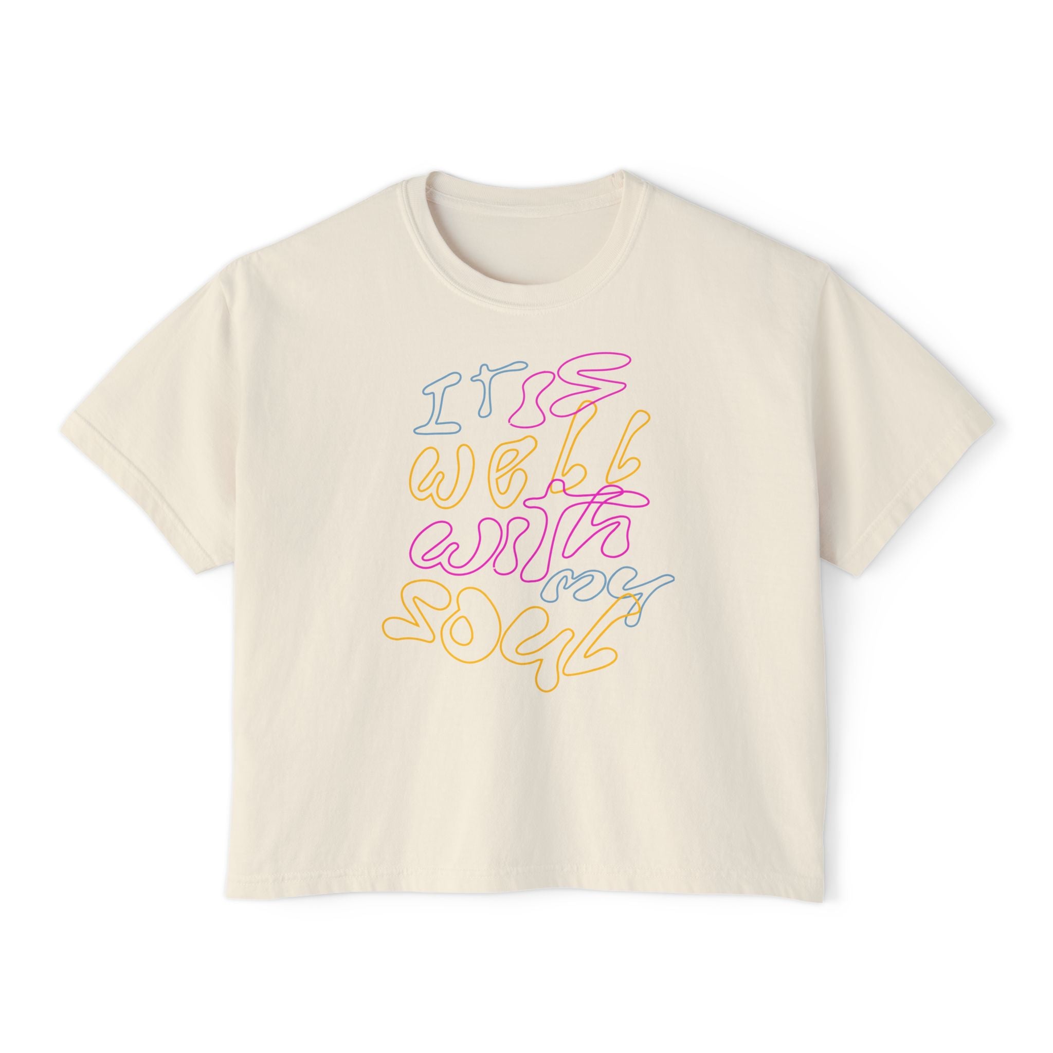 It Is Well With My Soul | Woman's Boxy Tee