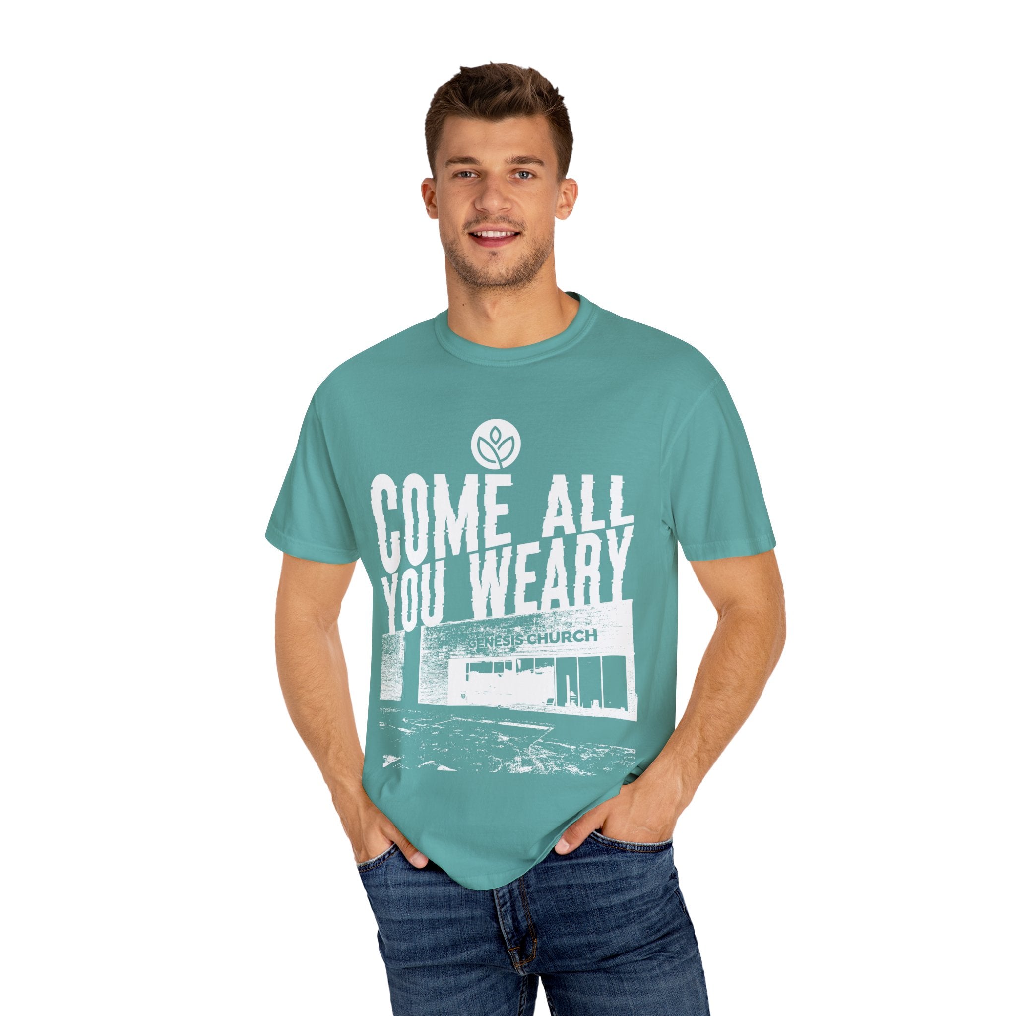 GC Come All You Weary (Front Only) |  Unisex Garment-Dyed Tee