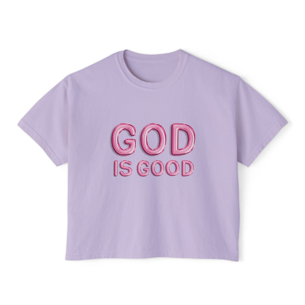 God is Good Balloons | Woman's Boxy Tee