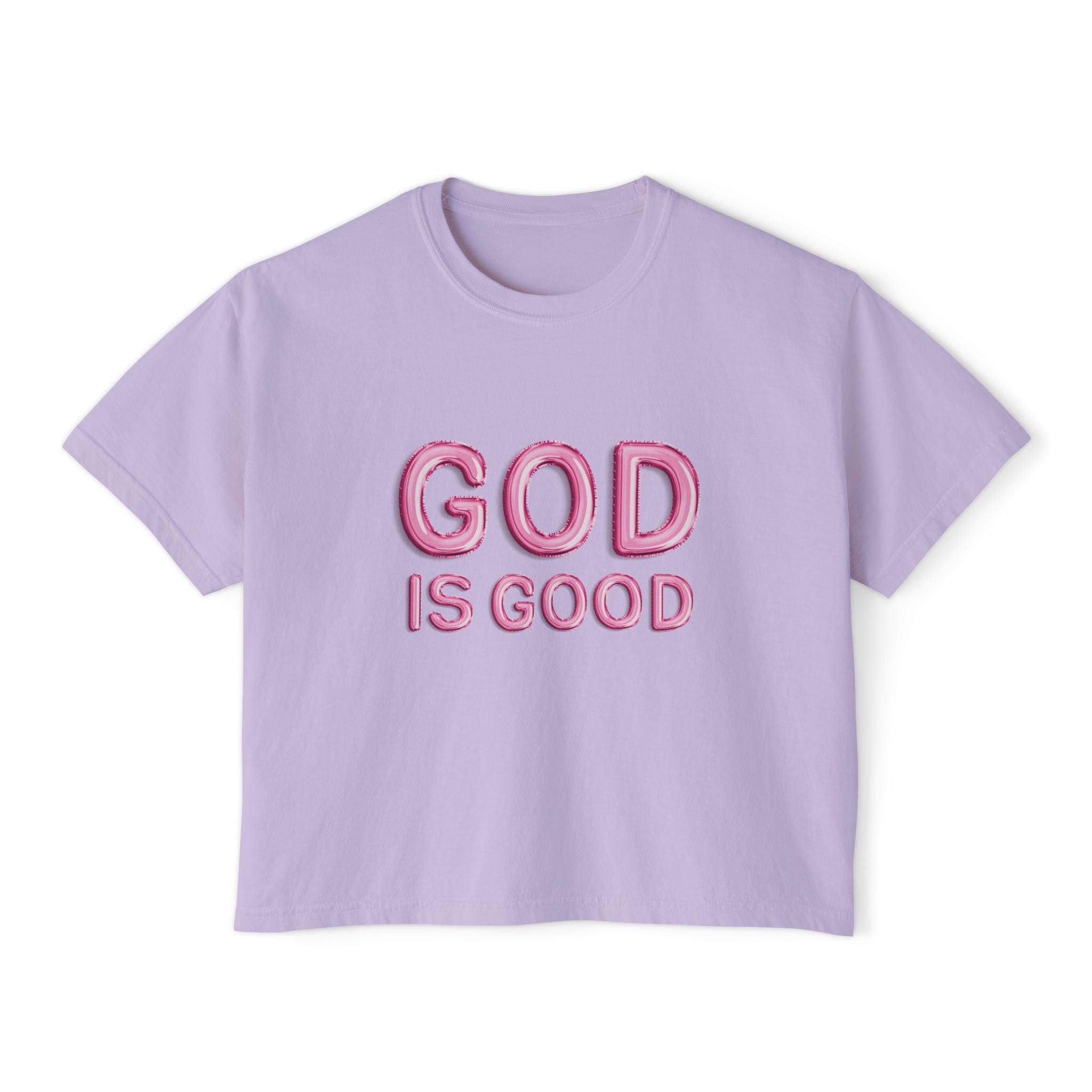 God is Good Balloons | Woman's Boxy Tee