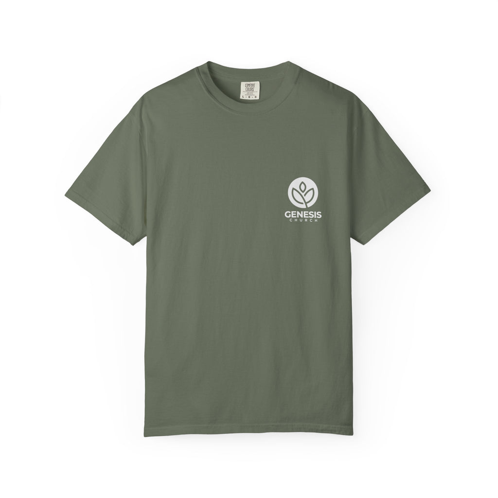 GC Come All You Weary (Front and Back) |  Unisex Garment-Dyed Tee