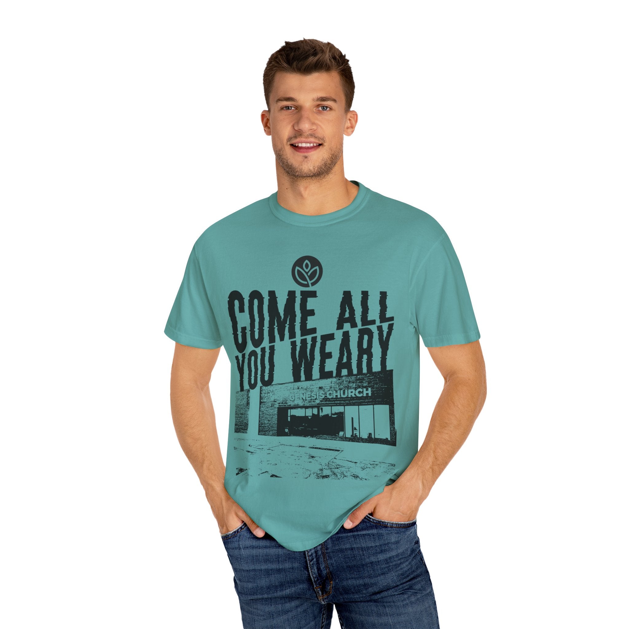 GC Come All You Weary (Front Only) |  Unisex Garment-Dyed Tee