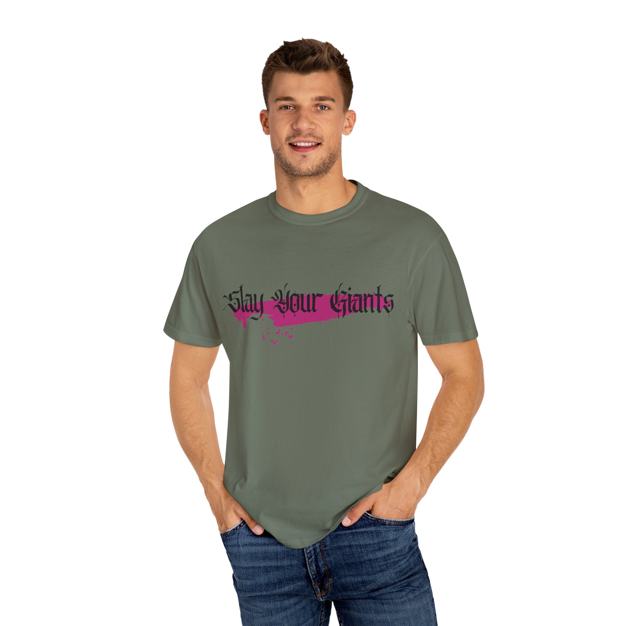 Slay Your Giants |  Unisex Garment-Dyed Tee