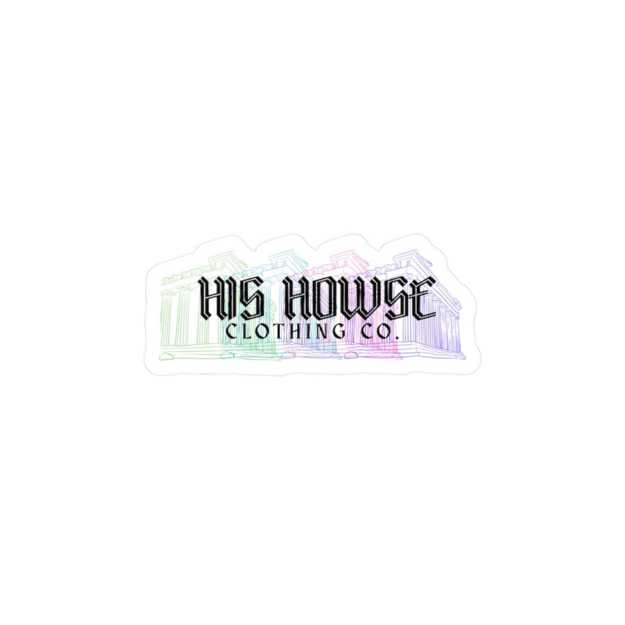 His Howse | Vinyl Sticker