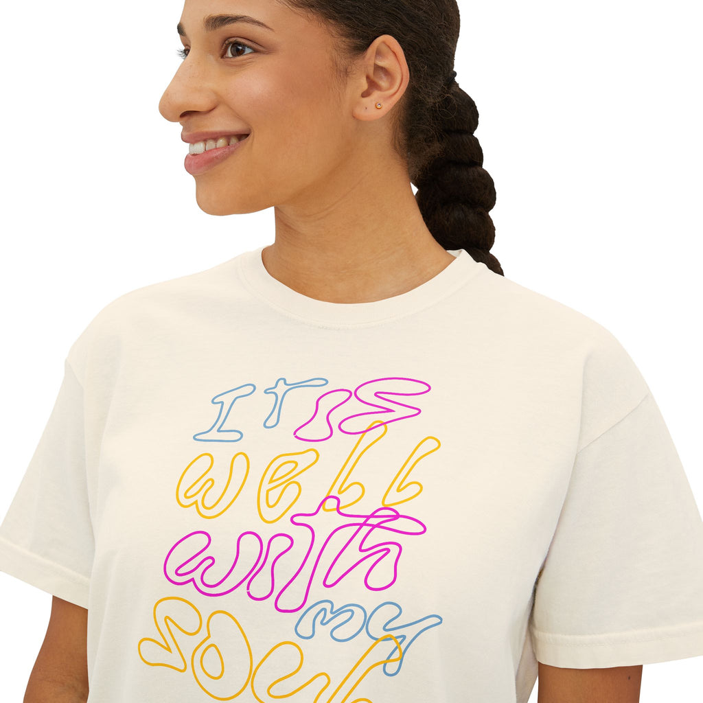 It Is Well With My Soul | Woman's Boxy Tee
