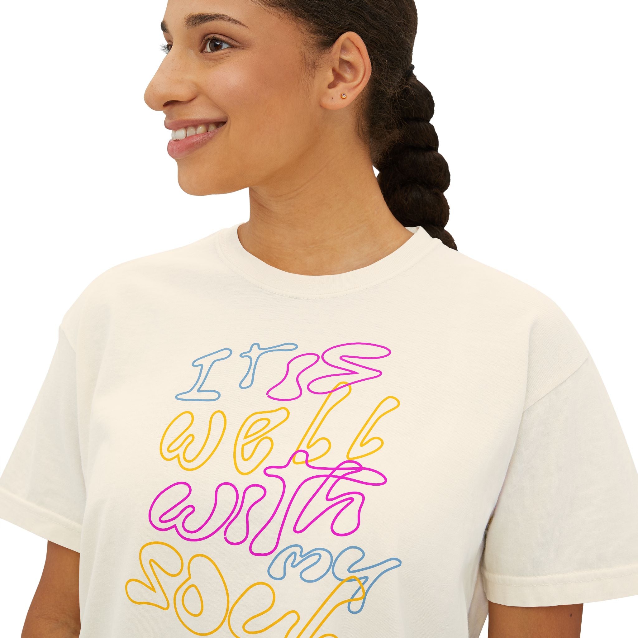 It Is Well With My Soul | Woman's Boxy Tee