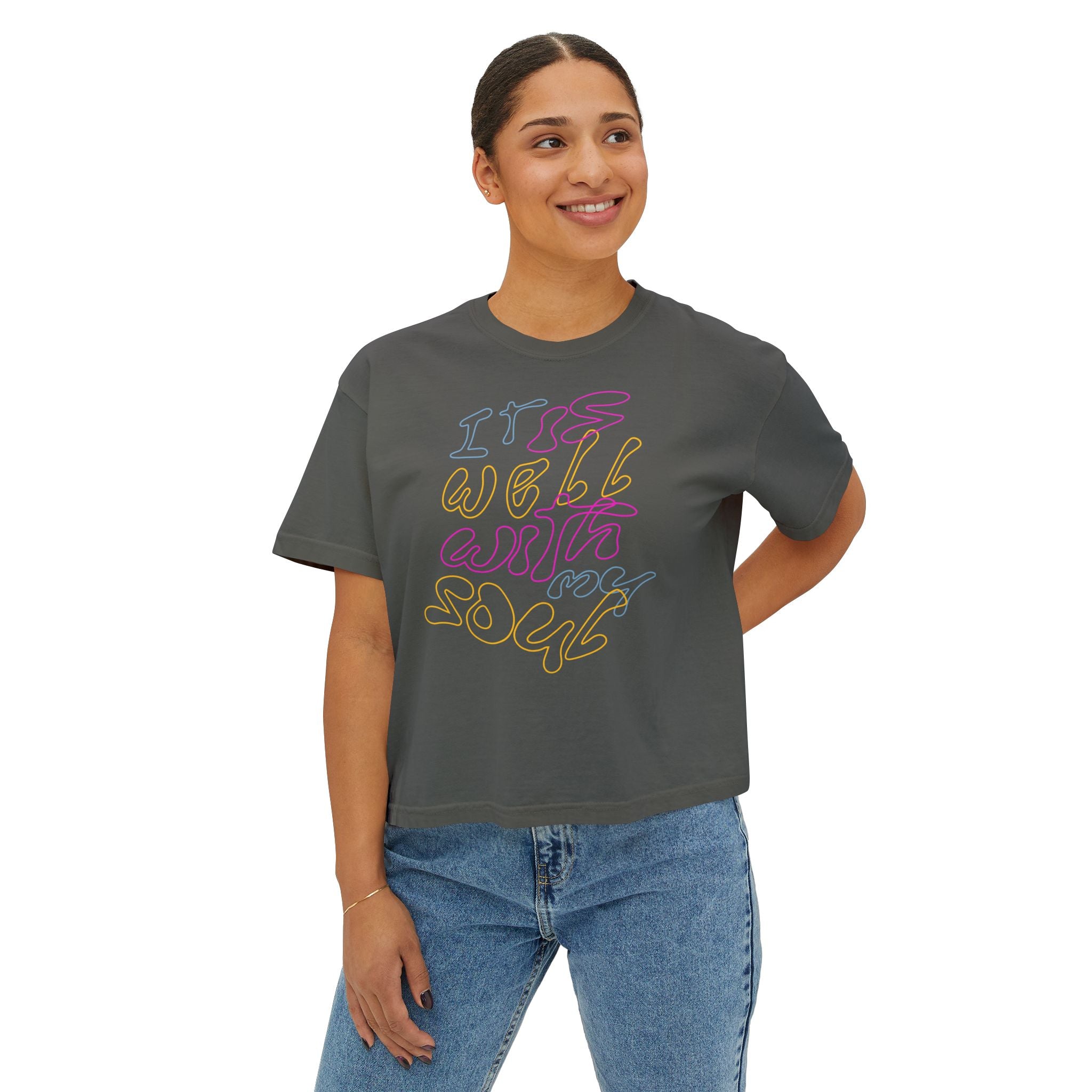 It Is Well With My Soul | Woman's Boxy Tee