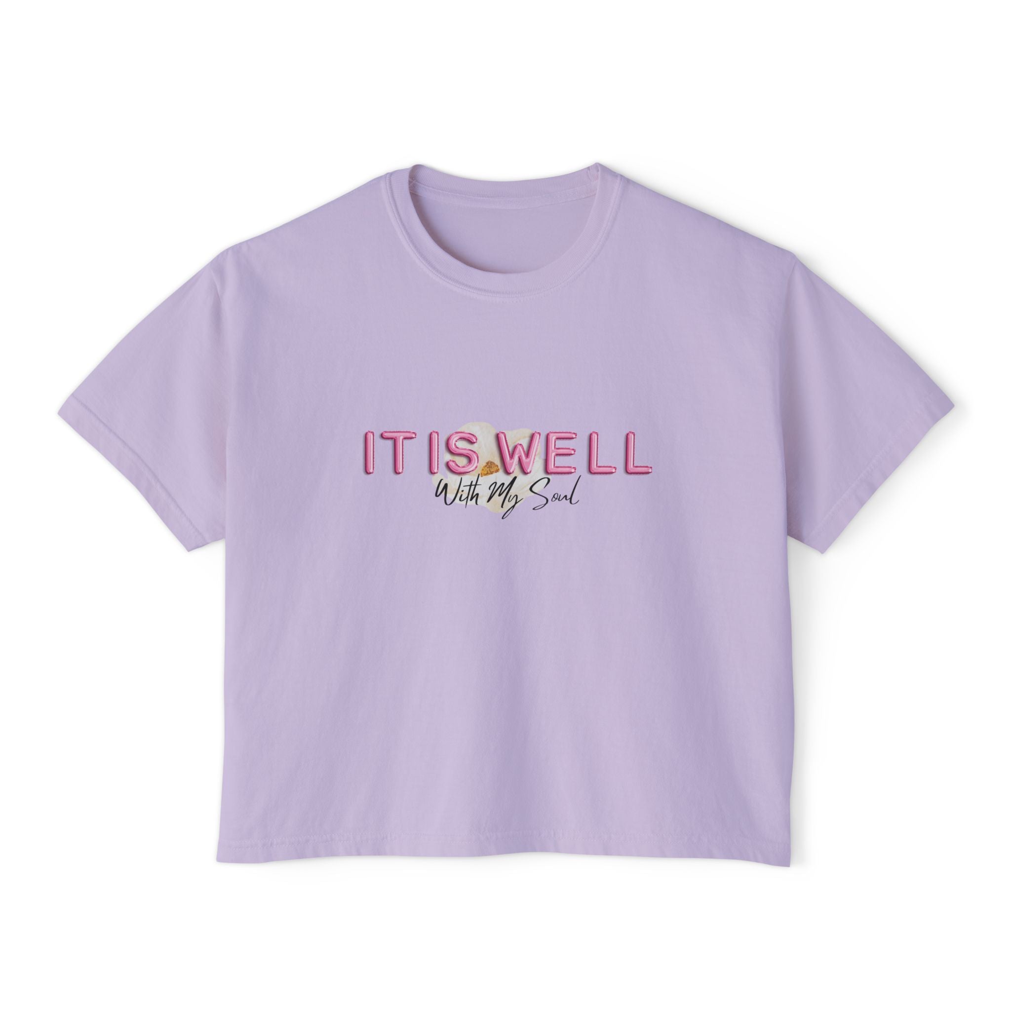 It Is Well With My Soul | Woman's Boxy Tee
