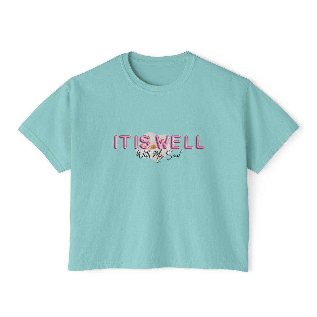 It Is Well With My Soul | Woman's Boxy Tee