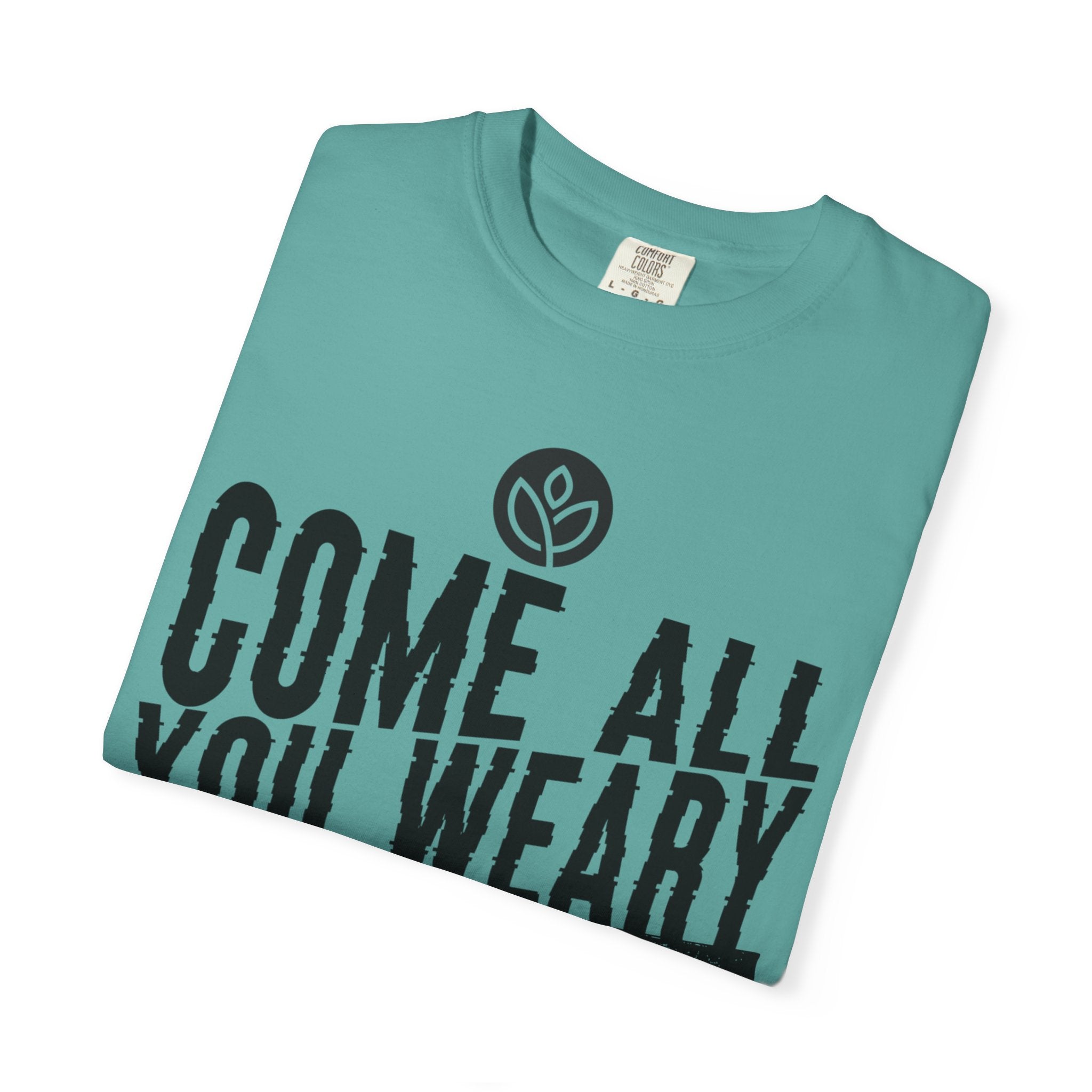 GC Come All You Weary (Front Only) |  Unisex Garment-Dyed Tee