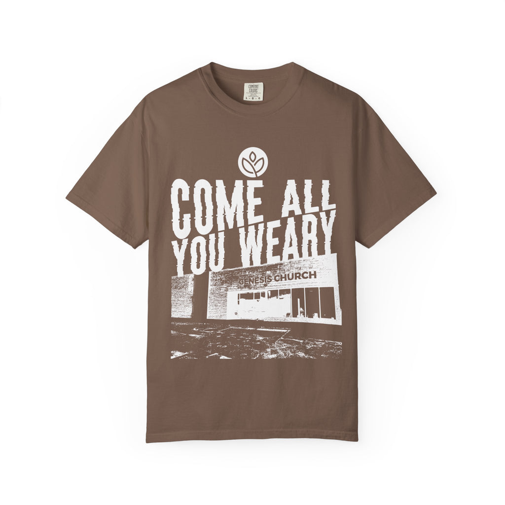 GC Come All You Weary (Front Only) |  Unisex Garment-Dyed Tee