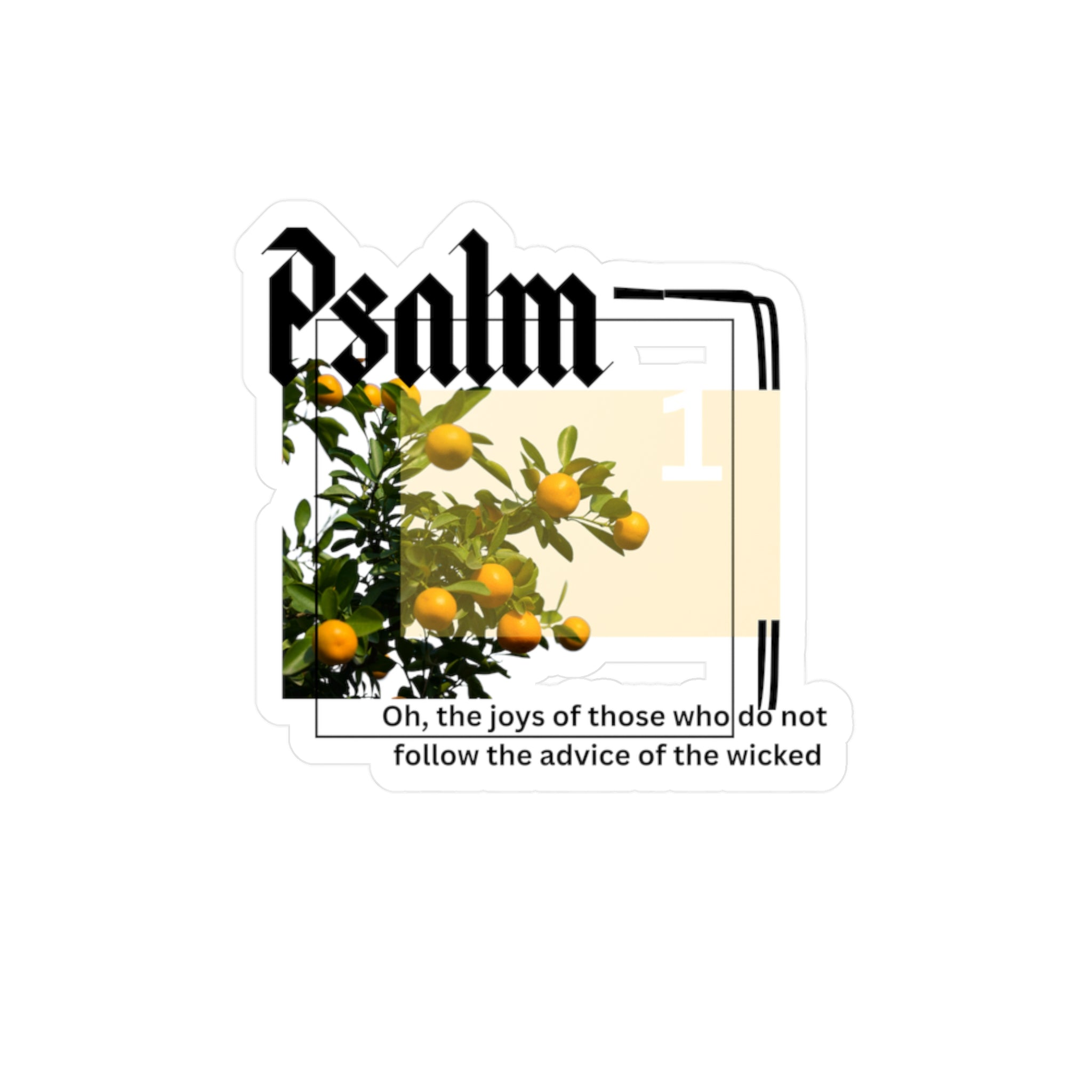 Psalm 1 | Vinyl Sticker