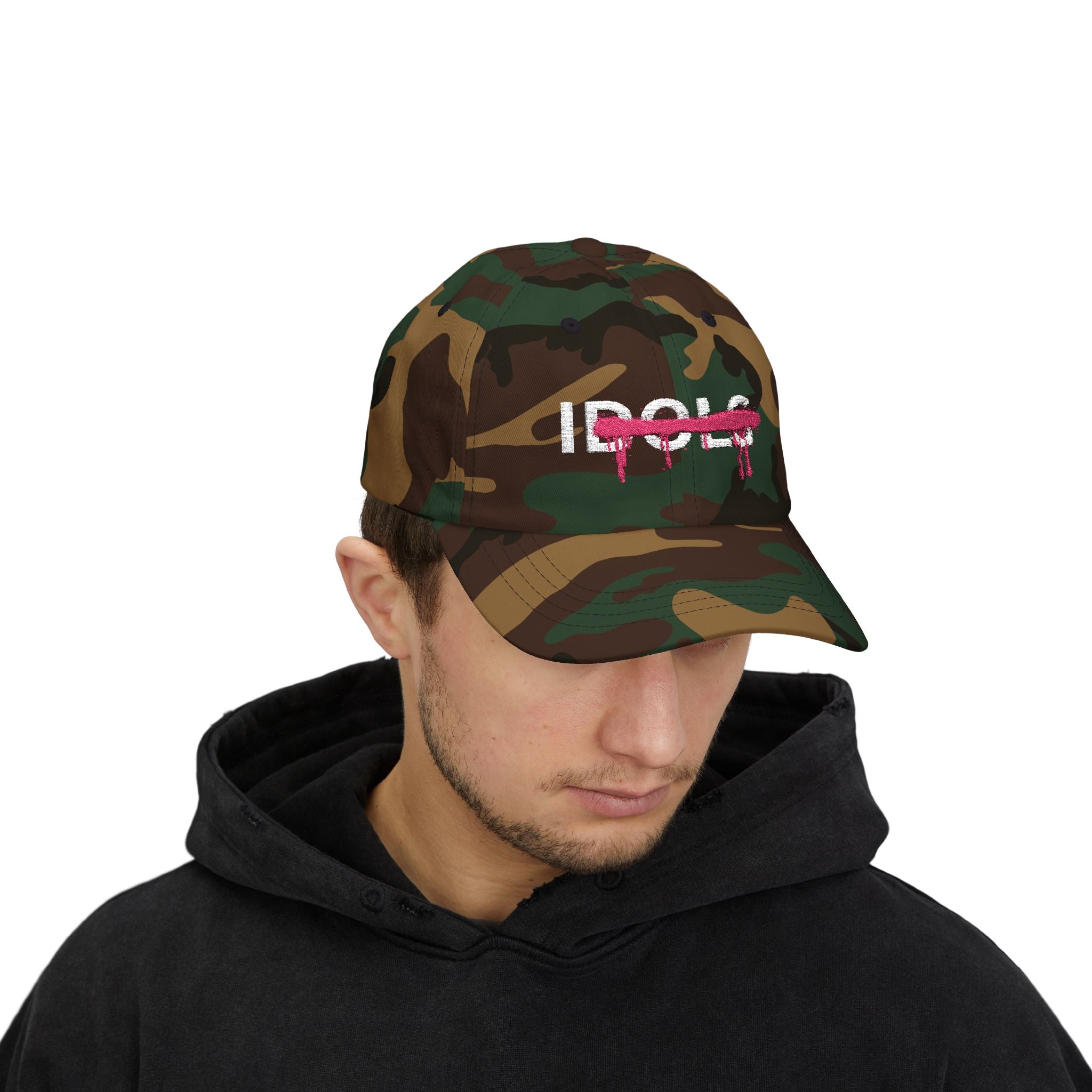 Destroy Your Idols  | Camo Dad Cap